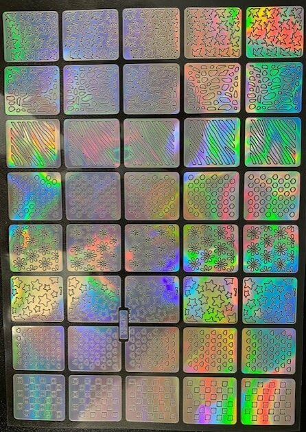 Revolutionaire Aeropuffing-sjabloon AF102 voor verbluffende nagelontwerpen