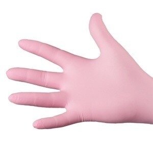 Nitril Handschoen Pink Pearl 100st maat S