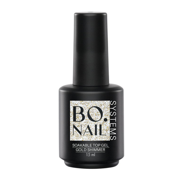 BO Soakable Top Gel - Gold Shimmer