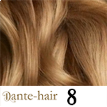 DS Clips Light Natural Straight 8