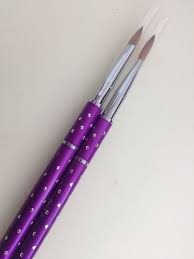 Doorzichtig acrylpenseel van fijn Kolinskyhaar, maat 4"