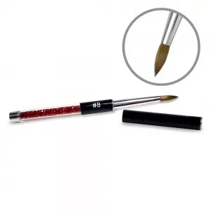 Kolinsky Mystic nails Black Glamour Sculpting Brush nummer 8