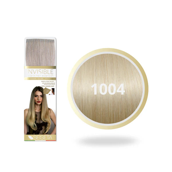 SEISETA INVISIBLE CLIP-ON 1004/EXTRA LICHT PLATINA ASBLOND