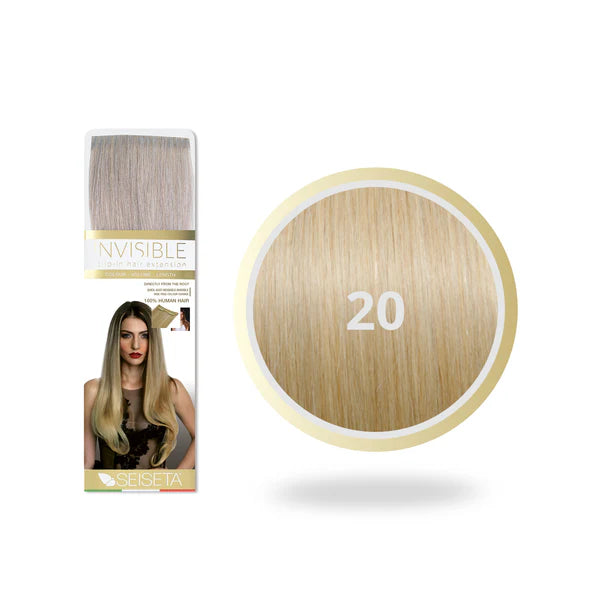 SEISETA INVISIBLE CLIP-ON 20/LICHTBLOND