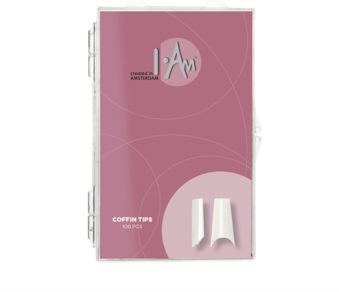 I Am NAIL Tips Salon Coffin 100 stuks