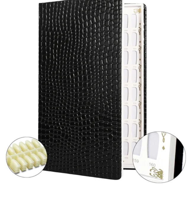 Nail Tips Display Swatch Leather 160st