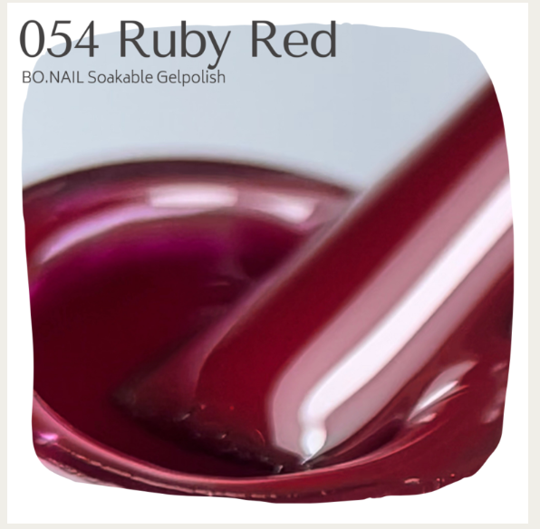 BO. GelPolish 054 Ruby Red 7ml