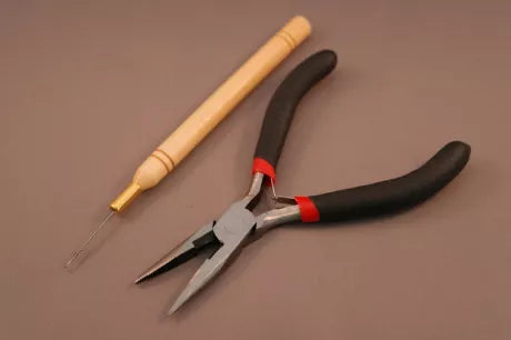 Bevestigingstang en haak naald