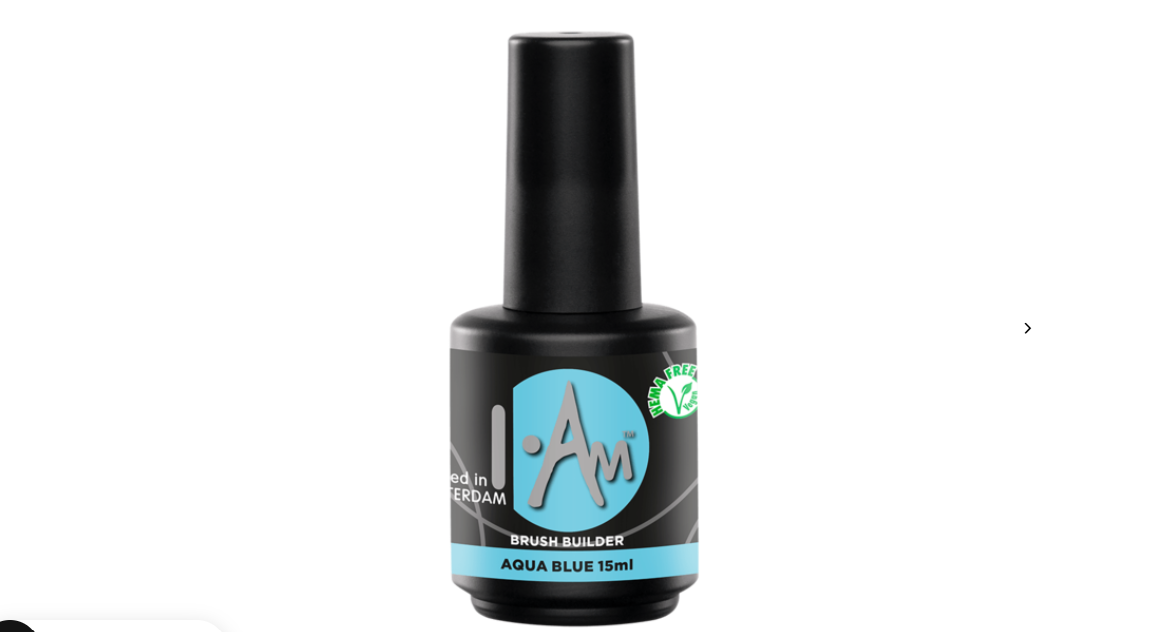 I.Am Brush Builder Aqua Blue (15ml) flesje – HEMA & TPO vrije buildergel