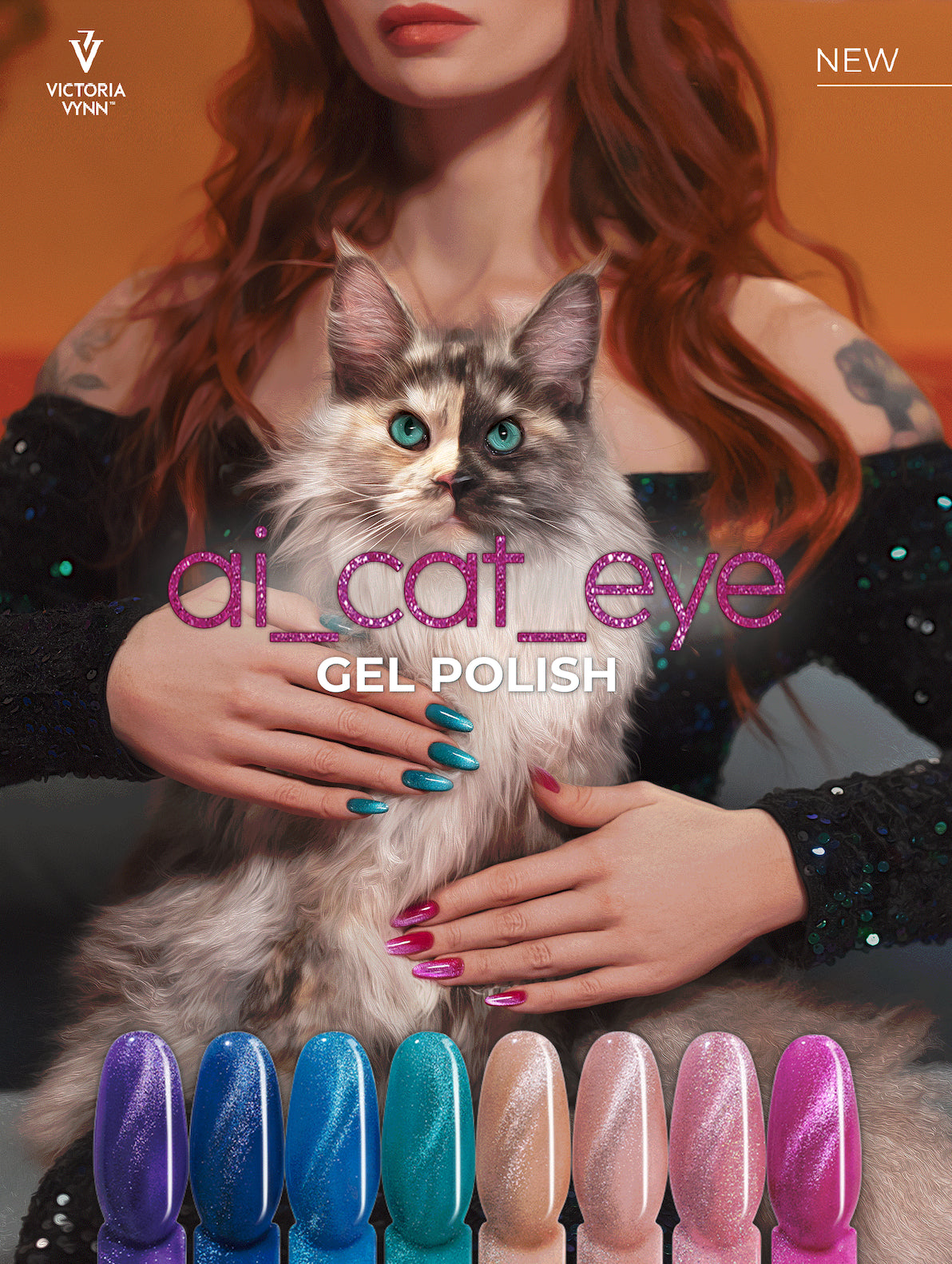 Victoria Vynn™ Gel Polish Soak Off Victoria Vynn Salon Gellak 399 AL Cat Eye Alexa ✅ HEMA‑vrij • ✅ TPO‑vrij • ✅ Di‑HEMA‑vrij