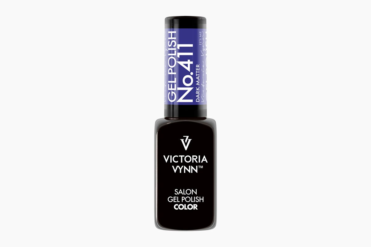 Victoria Vynn Gel Polish 411 Dark Matter – Diep paarszwart gellakflesje, HEMA-vrij soak off formule
