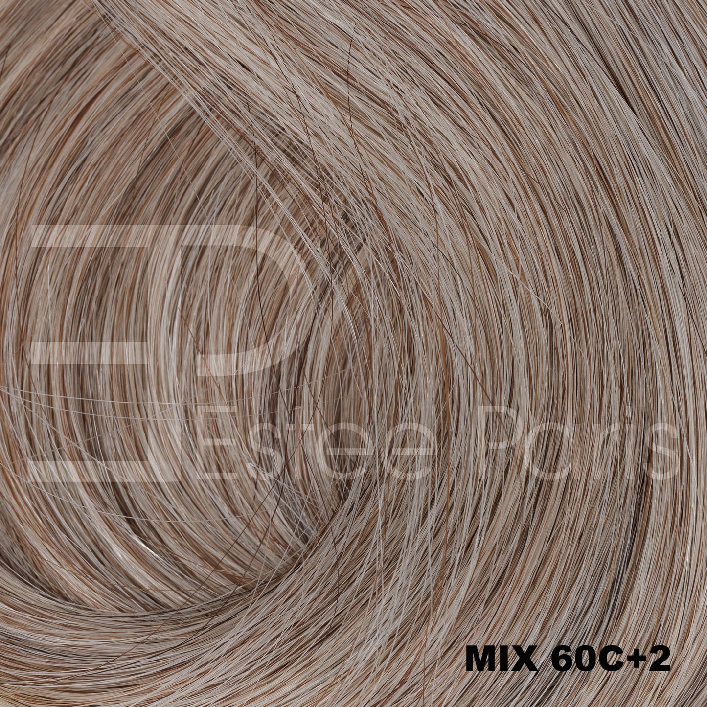 Estee Paris hair weft/weave # Mix 60 c +2