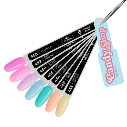 Victoria Vynn Salon Gellak (8-PACK) Candy Shop 452 t/m 458 + Top It No Wipe