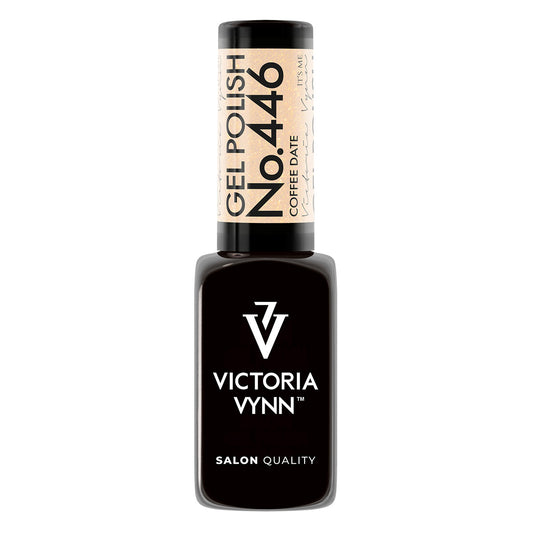 Victoria Vynn Coffee Date 446 beige gellak met glitters