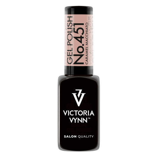 Victoria Vynn™ Gel Polish Soak Off 451 Caramel Macchiato 8 ml ✅ HEMA-vrij • ✅ TPO-vrij • ✅ Di-HEMA-vrij