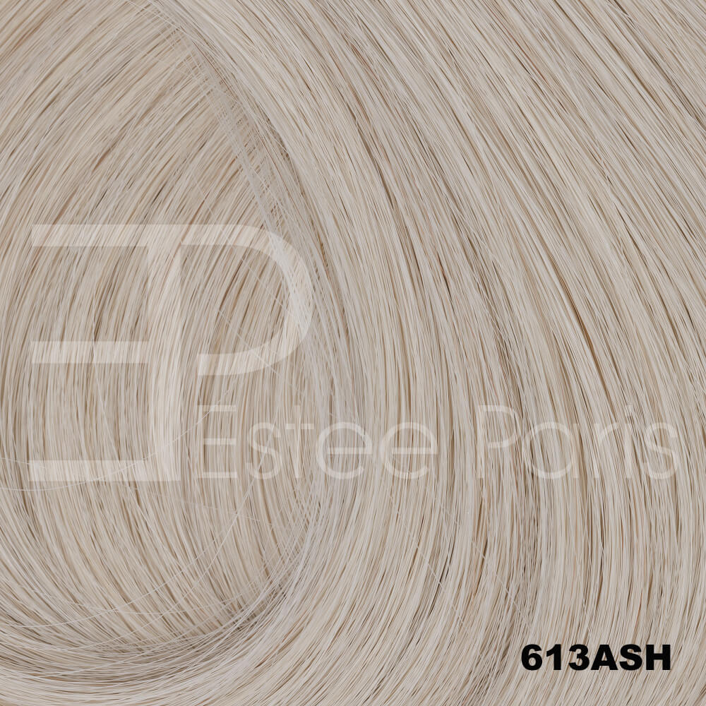 Estee Paris Hair Butterfly Weft 50 cm kleur 613 ash - Licht ash blond