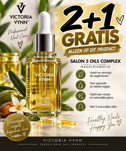 2+1 GRATIS Victoria Vynn nagelriem olie 5 oils complex (30 ml)