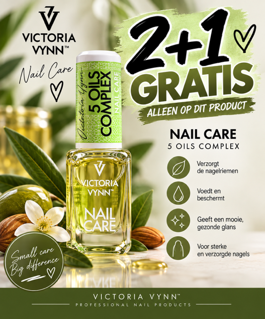2+1 GRATIS Victoria Vynn nagelriem olie 5 oils complex (9 ml) (kopie)