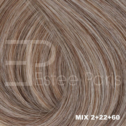 Estee Paris Hair Butterfly Weft 50 cm kleur Mix 2-22-60C - Mix caramel blond