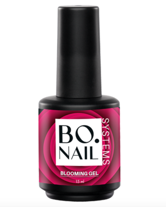 "BO Blooming Gel – creëer prachtige aquarel- en marmerdesigns op je nagels. Perfect voor nail art, eenvoudig aan te brengen en compatibel met BO Soakable Gel Polish."