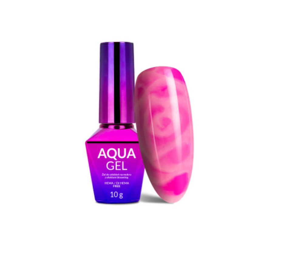 Aqua Gel Molly Nails – transparante nail art gel met blooming effect 10g