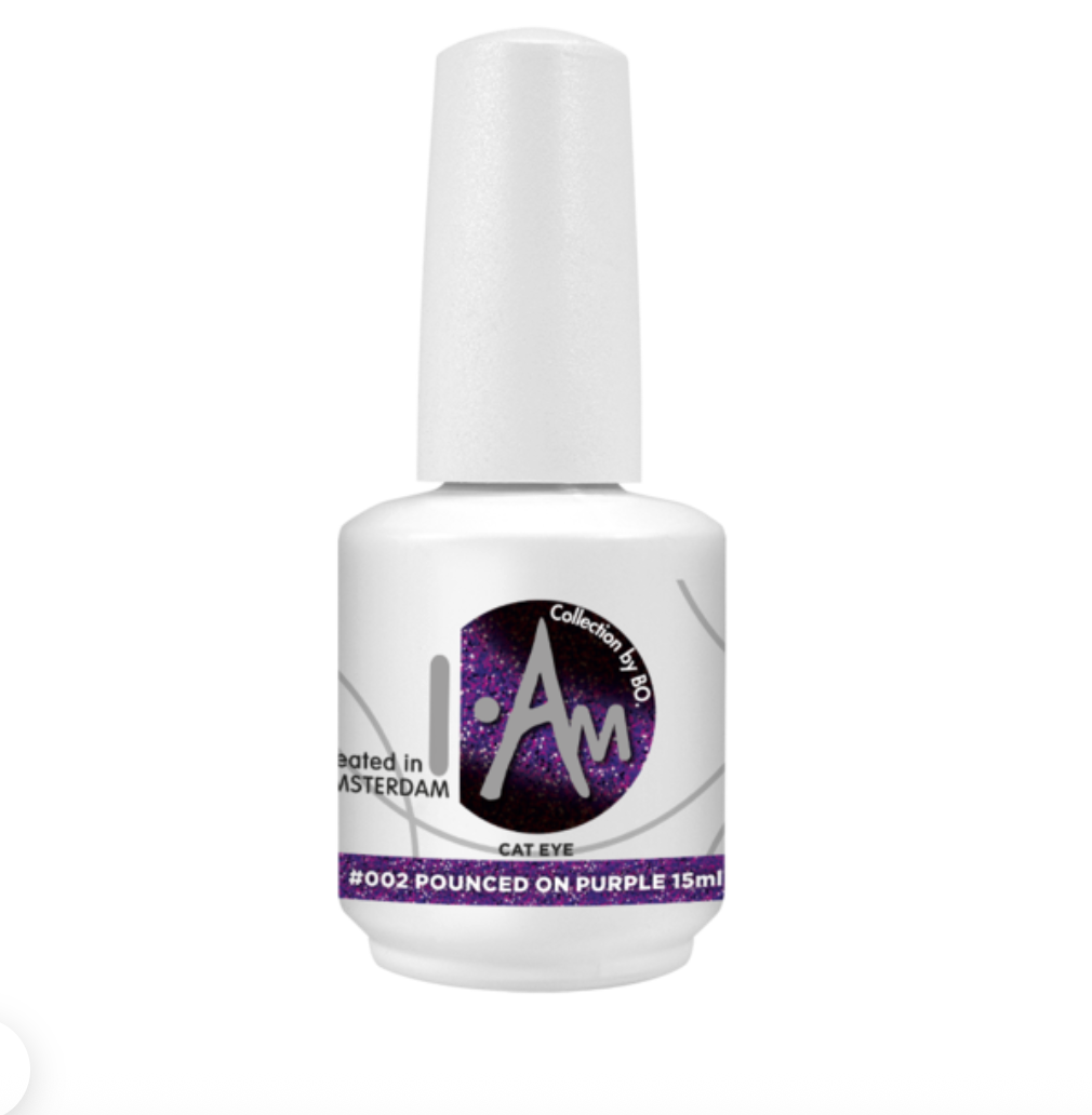 I.Am by BO. Cat Eye #002 Pounced on Purple – magnetische cat eye gel polish