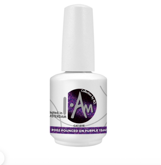 I.Am by BO. Cat Eye #002 Pounced on Purple – magnetische cat eye gel polish