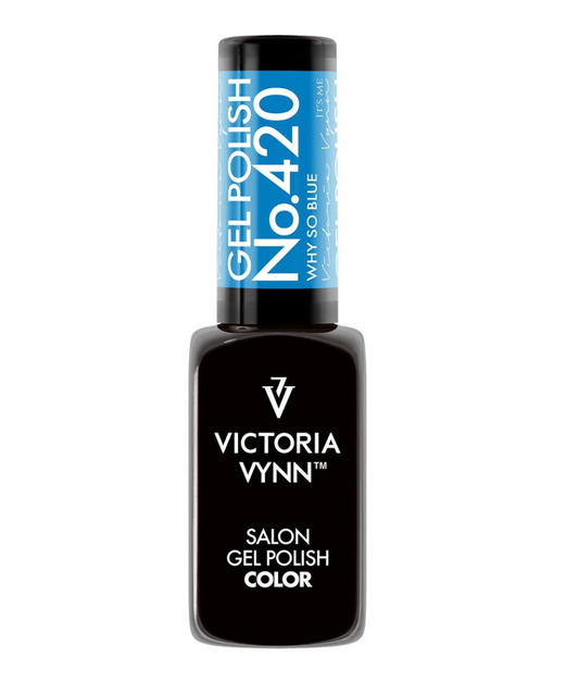 Victoria Vynn Salon Gelpolish 420 Why So Blue 8ml – frisse blauwe gellak met glanzende finish