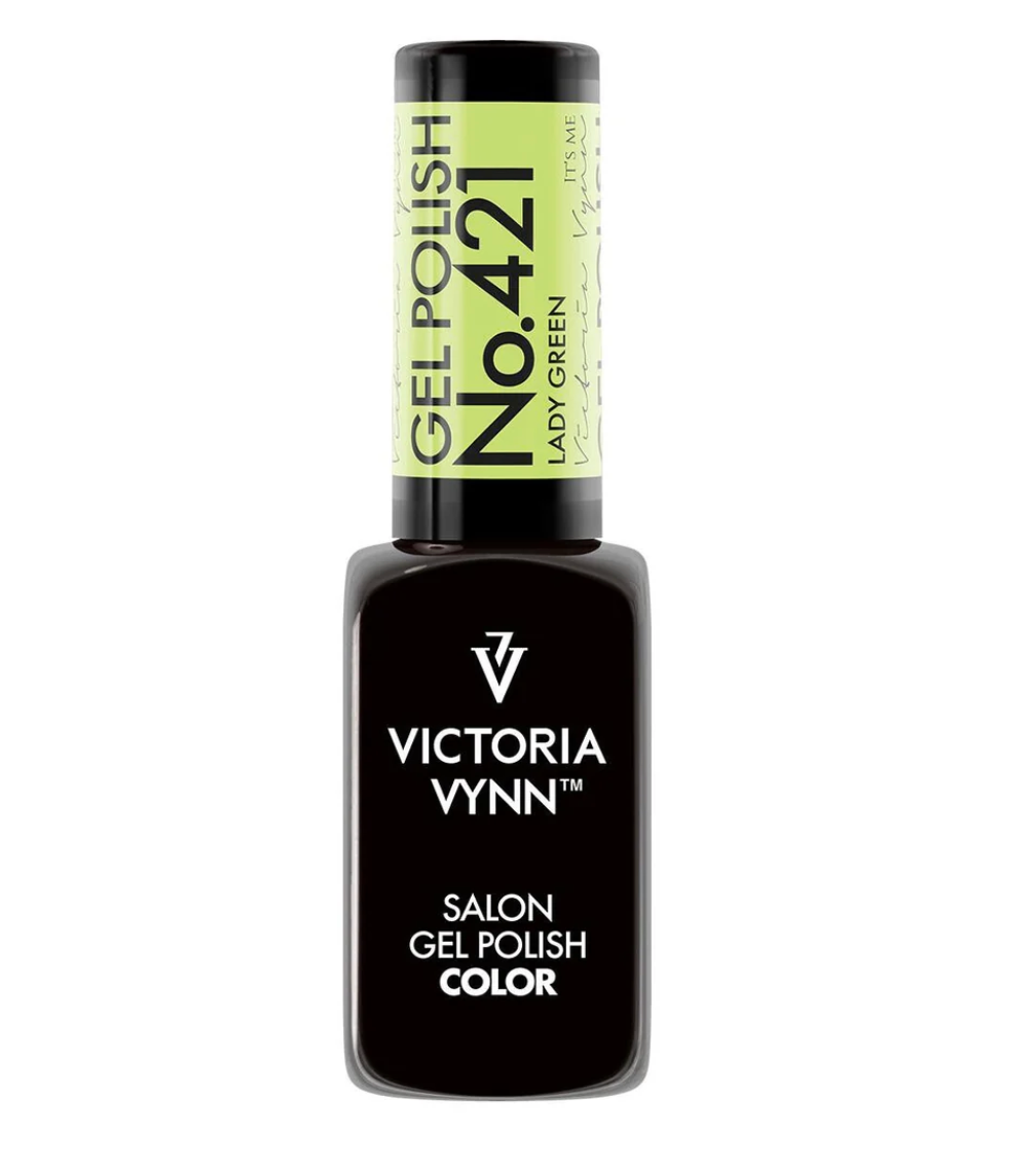 Victoria Vynn Salon Gelpolish 421 Lady Green 8ml – frisse groene gellak met glanzende finish