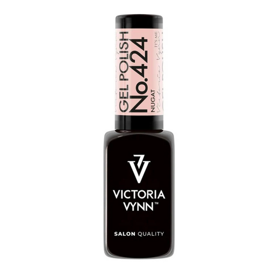 Victoria Vynn Salon Gelpolish 424 Nugat 8ml – nude beige gellak met glanzende finish