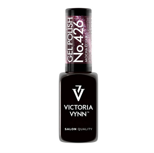 Victoria Vynn Salon Gelpolish 426 Mocha Éclair 8ml – mokkabruine gellak met glanzende finish