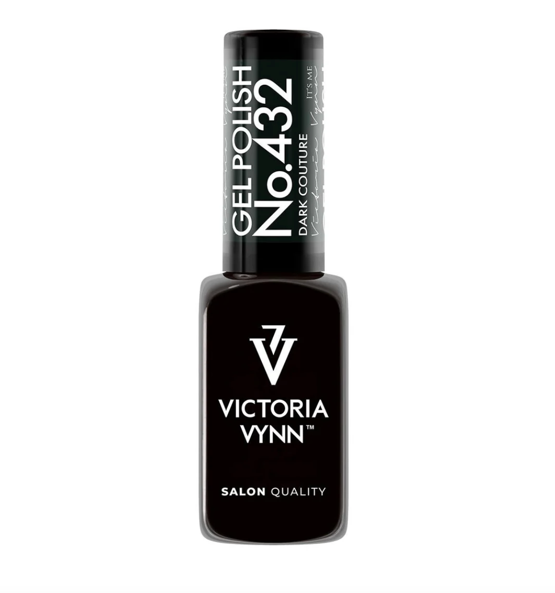 Victoria Vynn Salon Gelpolish 432 Dark Couture 8ml – donkergrijze gellak met glanzende finish