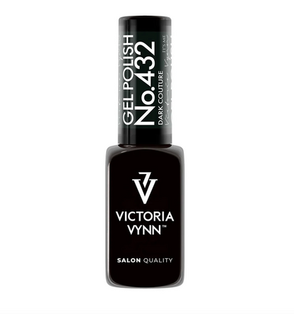 Victoria Vynn Salon Gelpolish 432 Dark Couture 8ml – donkergrijze gellak met glanzende finish