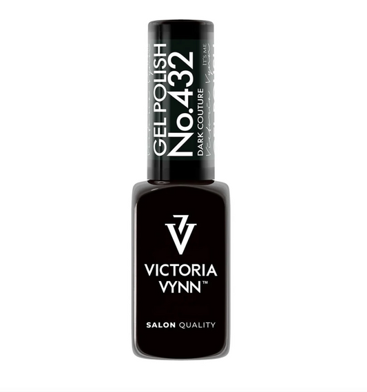 Victoria Vynn Salon Gelpolish 432 Dark Couture 8ml – donkergrijze gellak met glanzende finish