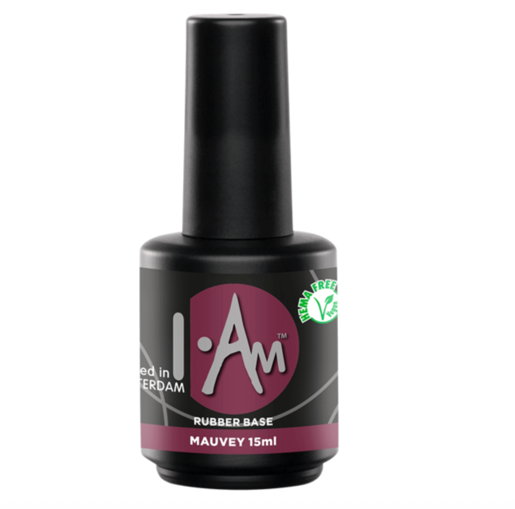I.Am Rubber Base Mauvey 15ml – HEMA & TPO vrije mauve rubber base