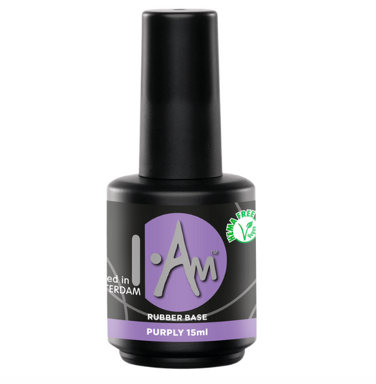 I.Am Rubber Base Purply 15ml – HEMA & TPO vrije paarse rubber base