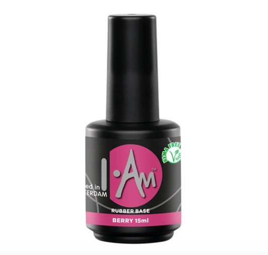 I.Am Rubber Base Berry 15ml – HEMA & TPO vrije berry rubber base