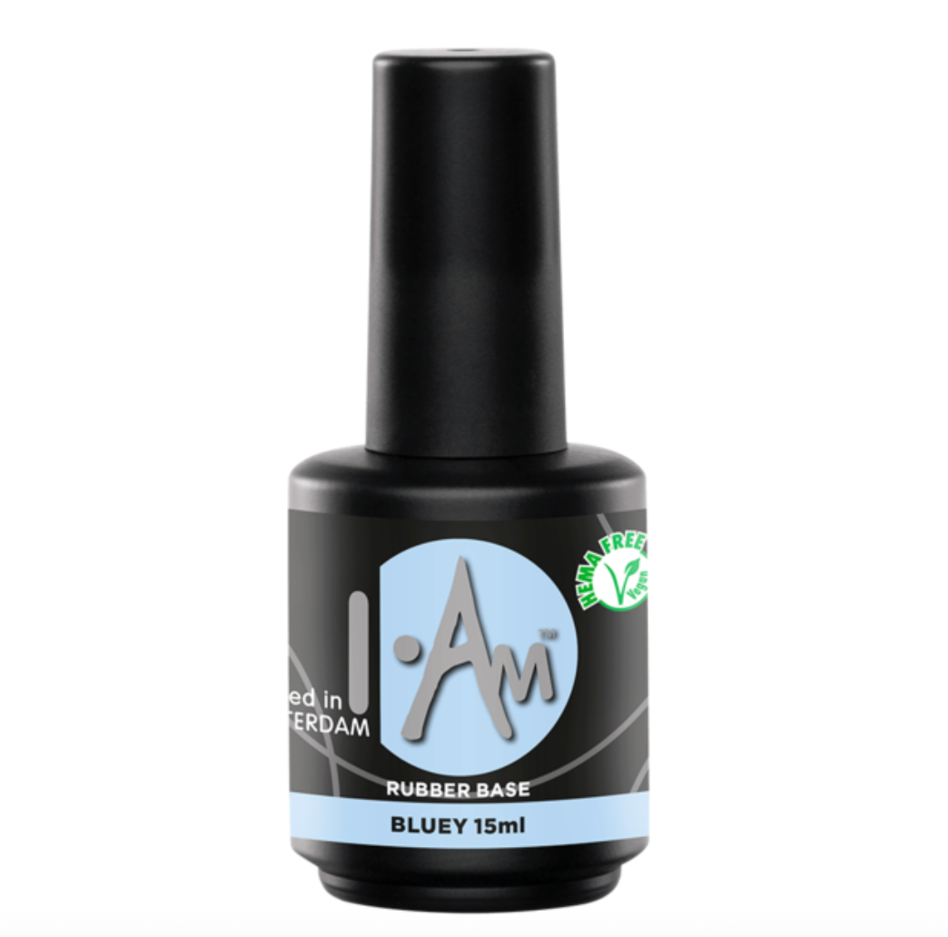 I.Am Rubber Base Bluey 15ml – HEMA & TPO vrije pastelblauwe rubber base