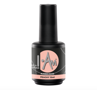 I.Am Rubber Base Peachy 15ml – HEMA & TPO vrije peach nude rubber base