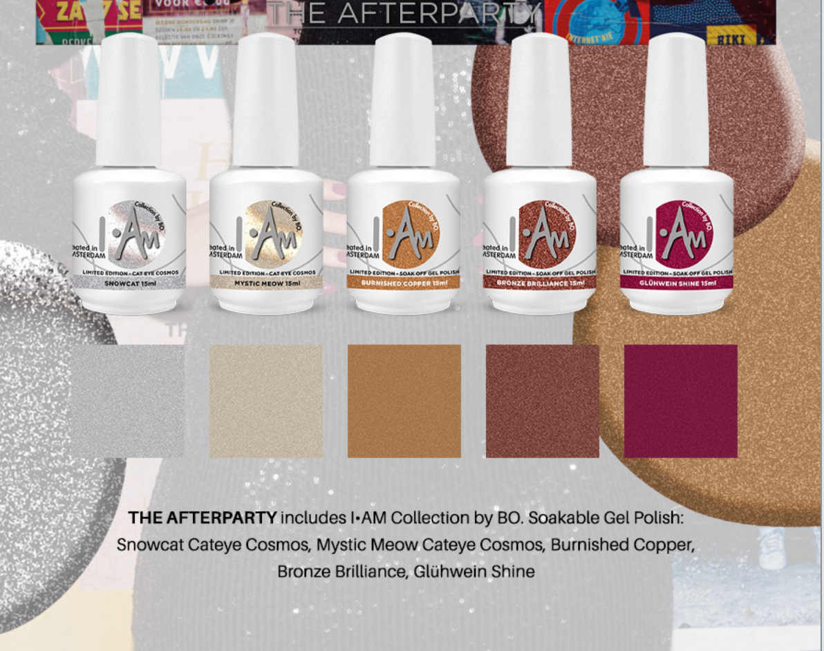 I-AM THE AFTERPARTY Collection – zes limited edition gelpolish kleuren