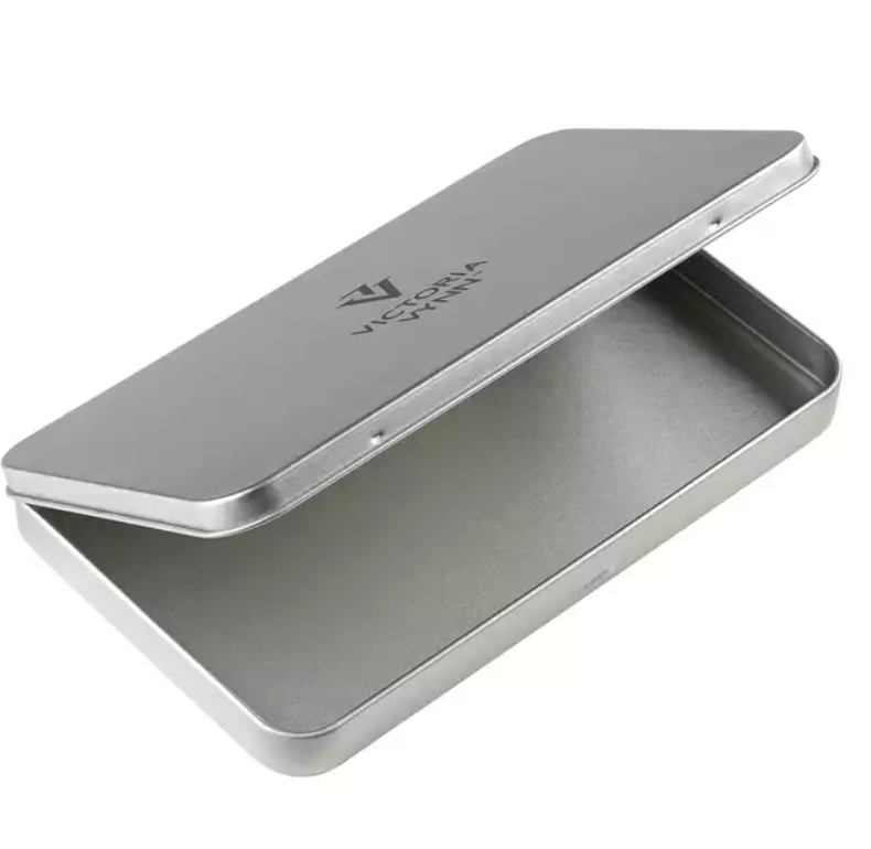 Victoria Vynn Nail Art Silver Box – Lege Opbergbox (Zilver)