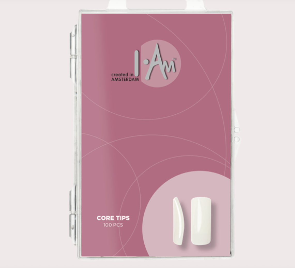 I.Am Core Tips 100 stuks – ABS nageltips met natuurlijke C-curve