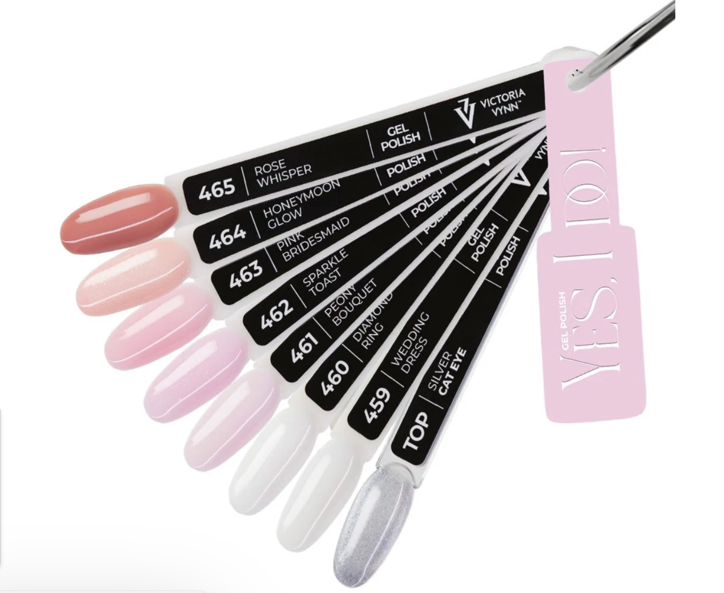 Victoria Vynn Salon Gellak | Yes, I Do Collection 8-Pack + Silver Cat Eye Top Coat