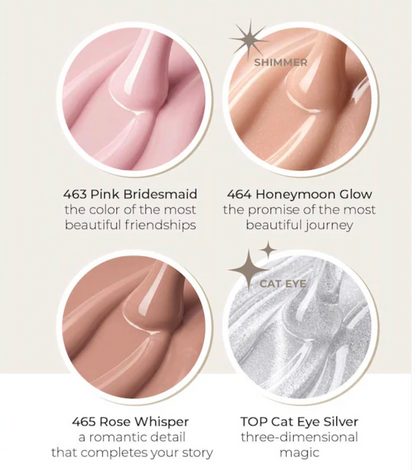 Victoria Vynn Salon Gellak | Yes, I Do Collection 8-Pack + Silver Cat Eye Top Coat