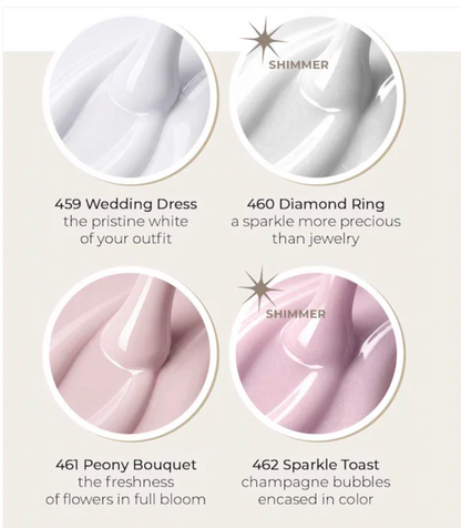 Victoria Vynn Salon Gellak | Yes, I Do Collection 8-Pack + Silver Cat Eye Top Coat