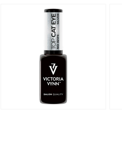 Victoria Vynn™ Topcoat Silver Cat Eye 8 ml | Cat Eye Effect Topcoat ✅ HEMA-vrij • ✅ TPO-vrij • ✅ Di-HEMA-vrij