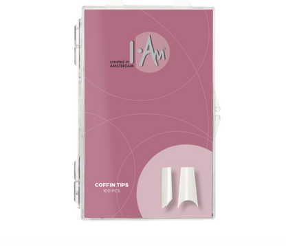 I Am NAIL Tips Salon Coffin 100 stuks