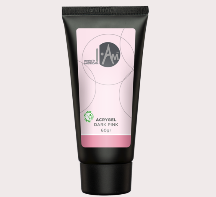 Acrygel Dark Pink – diepe roze acrylgel voor nagelversteviging