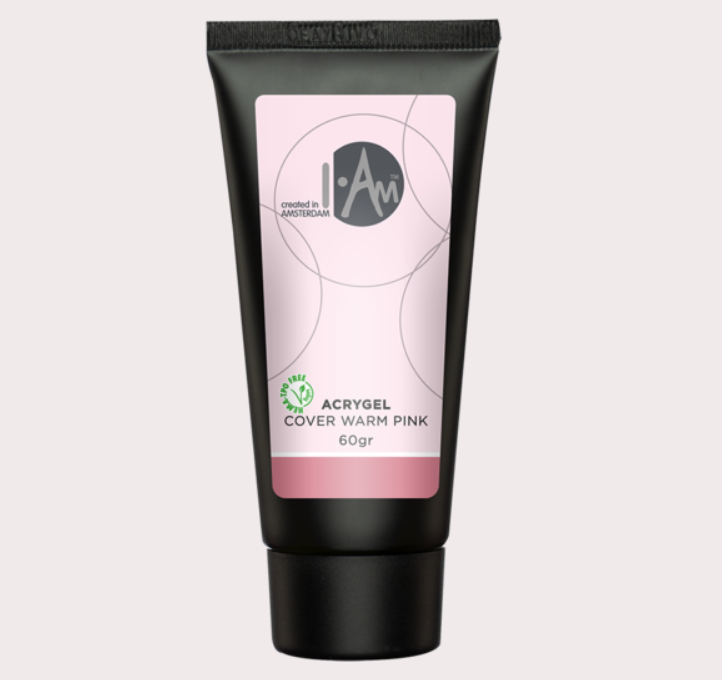 Acrygel Cover Warm Pink – warme roze acrylgel voor natuurlijke nagels