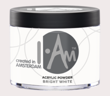 I Am Acrylic Powder Bright White 100g witte acrylpoeder voor French manicure